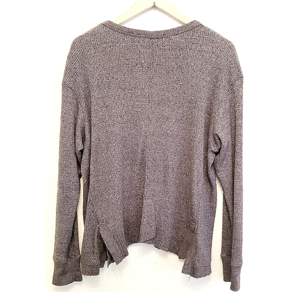 Wilt Distressed Hem Thermal Henley Small - Picture 4 of 6